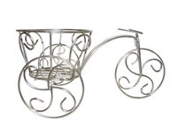 Decorative Metal Riksha With White Nickel