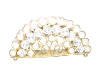 Metal Tissue Paper Stand With Golden Nickel