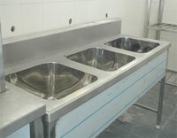 Kitchen Steel Three Sink