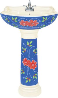 Vitrosa Matt Series Pedestal Wash Basin