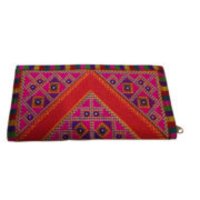 Ethnics Traditional Kutch Handicraft Red Color Border design Kutch Purse