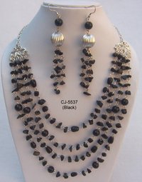 Glass Bead Necklace Set