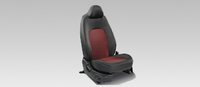 Sporty Red And Black Seats