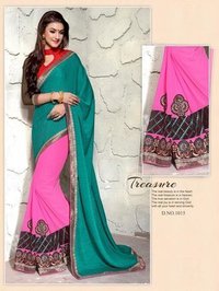 Ladies Jacquard Bollywood Saree