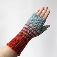 Colored Knitted Gloves