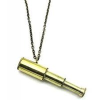Decorative Brass Miniature Telescope