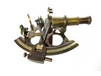 Decorative Nautical Antique Brass Sextant