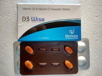 D3 Wise Vitamin D3 And E Chewable Tablets