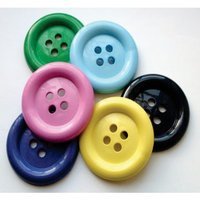 Four Holes Plastic Buttons