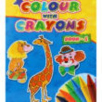 Colour With Crayon Book
