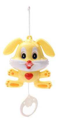 Musical Pulling Toy With Sweet Sound Rabbit Yellow