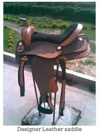 Designer Leather Saddles