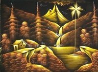 Golden Nature Painting