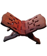 Decorative Brown Wooden Book Stands