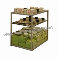 Metal Display Counters For Crockery