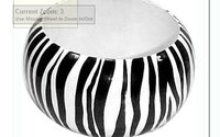 Black and White Wood Bangle