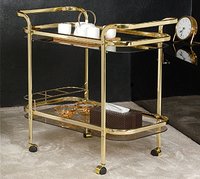 Golden Serving Trolley