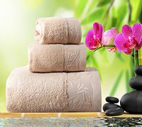 Super Soft And High Absorbent Bamboo Face Towel 360 Gsm