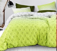 Swiss Living Plain Design 100% Cotton Double Bed Sheet 400 Tc