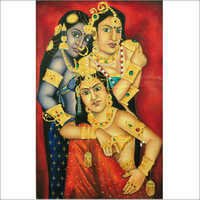 Lord Radha Krishna Acrylic Paintings