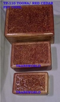 Toona Wood PET Urns