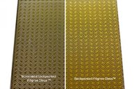 Backpainted Filigree Glass (Bespoke Pattern)