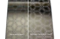 Filigree Mirror Glass (AP Intercrossing Pattern)