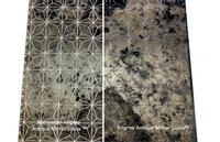 Filigree Mirror Glass On Antiqued Silver Mirror