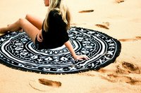 Bohemian Circle Beach Towel