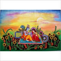 God Radha Krishna Painting