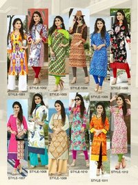 Megha Vol 4 Cotton Kurtis