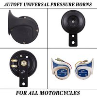 Autofy Universal Pressure Horns For All Motorcycles And Bike