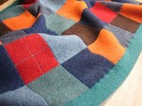 Boiled Wool Throw