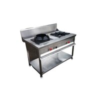 Commercial Two Burner Gas Range
