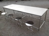 SS Dining Table 8 Seater