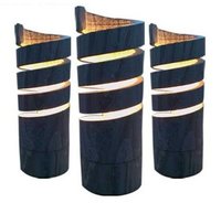 Monsoon Black Natural Stone Lamps