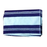 Velour Striped Bath Towel