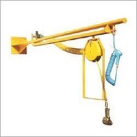 Boom Rail With Hose Reel