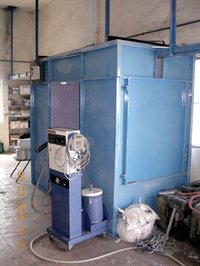 Powder Booth with Cyclone Recovery