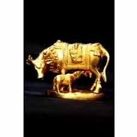 Brass Cow Statue