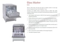Electric Glass Washer B20