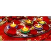 Diwali Diyas Thali
