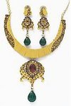 Unique Gold Necklace Set