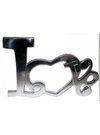 Aluminium Polished Love Photo Frame