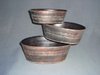 Heavy Duty Brass Planters