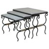 Decent Wrought Iron Nesting Tables