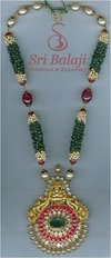 Lakshmi Locket Handcrafted Mala