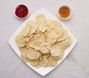 Mini Plain Pappadums with Chutney