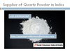 High Grade Quartz Powder