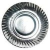 Round Silver Paper Plate